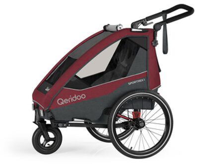 Qeridoo® Fietskar Sportrex 1 Limited Edition Cayenne Red Collection 2023 Blauw