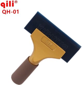 QH-01 achterruit water reinigen rubberwisser Gold aluminium handvat schraper vinyl wrap hulpmiddel kleur chang film installeren