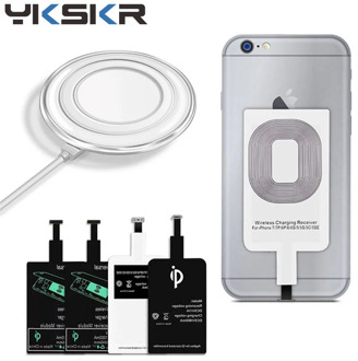 Qi Wireless Charger For iPhone 8 plus X XR XS 11 Pro Max Fast Wireless Charging Receiver adapter For iPhone 5 5S SE 6 6S 7 Plus