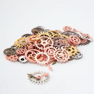 QIAOQIAO DIY Onderdelen Hanger Vintage Craft Polshorloge Cogs Steampunk Sieraden Gear Mechanische Mix Alloy DIY Armband Accessoires PJ-87