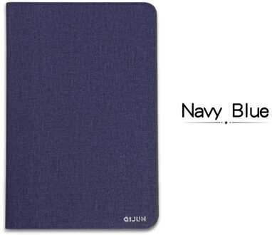Qijun Case Voor Lenovo Tab M8 Fhd 8.0 ''TB-8705F TB-8705N 8.0 Inch Flip Tablet Cases Stand Cover Zachte Beschermende shell marine blauw