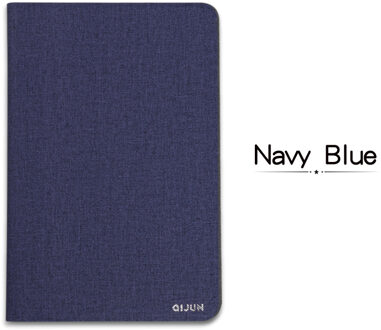 Qijun Voor Lenovo Tab 3 7.0 710 710L Essentiële Flip Tablet Case Voor Tab3 TB3-710F TB3-710I Stand Cover Zachte Beschermende shell marine blauw