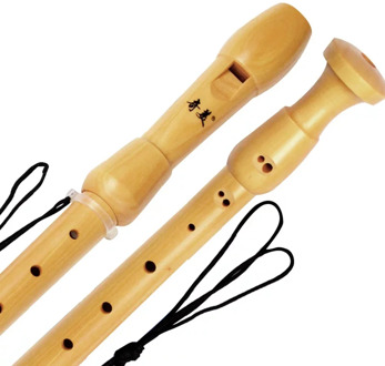 Qimei 8 Holes Alto F Maple Wood Flute German Style Recorder English Style Chinese Dizi Musical Instruments Clarinet QM8A-30B 31G