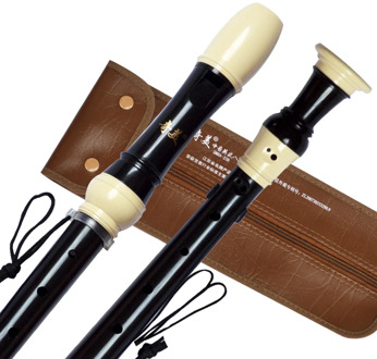 QIMEI Alto Recorder Flutes F Key 8 Holes Baroque Clarinet Flute Musical Instrument Flauta Profissional Chinese Vertical Flutes