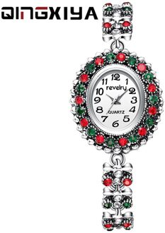 Qingxiya Vrouwen Armband Horloges Rhinestone Vrouwen Quartz Horloges Prachtige Casual Dames Horloge Vrouwelijke Klok