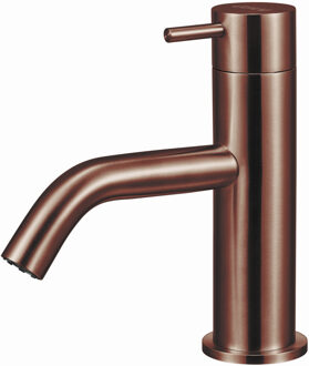 Qisani Fonteinkraan Qisani Flow Laag Geborsteld Copper Koper