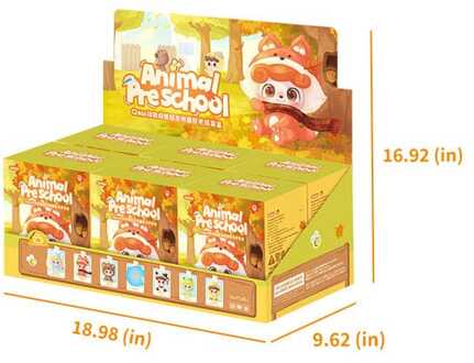 QKid: Animal Preschool Series Blind Box figure 18 cm Display (6)
