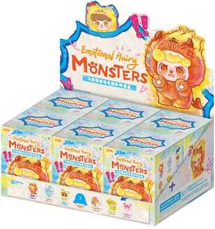 QKid: Emotional Hairy Monsters Series Blind Box figure 12 - 14 cm Display (6)