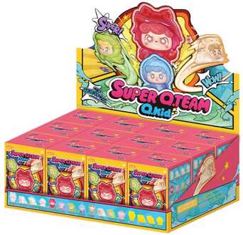 QKid: Super Q. Team Mini Series Blind Box figure 5 cm Display (12)