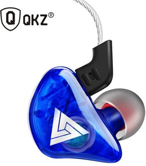 QKZ CK5 Oortelefoon Sport Oordopjes Stereo Voor Apple Xiaomi Samsung Muziek Mobiele Telefoon Running Headset dj Met HD Mic blauw