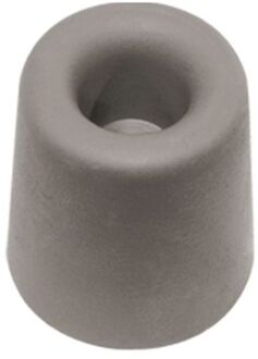 Qlinq Deurbuffer - deurstopper - grijs - rubber - 75 x 40 mm - Deurstoppers