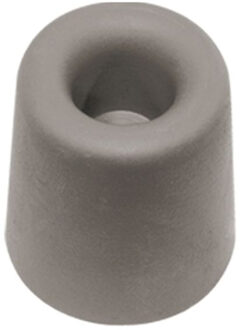 Qlinq Deurbuffer - deurstopper - grijs - rubber - 75 x 40 mm - schroefbevestiging