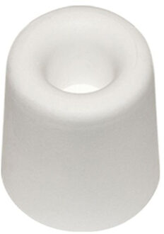 Qlinq Deurbuffer - deurstopper - wit - rubber - 35 x 30 mm - Deurstoppers