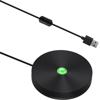 QM0 360 Graden Omnidirectionele Speakerphone Conferentie Condensator Microfoon Met Microfoon Voor Pc Laptop Kantoor Vergadering Video