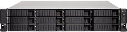 QNAP 12-Bay TurboNAS AMD Quad-Core 2.0GHz 4GB DDR3L RAM (max 16GB) 1 x 10GbE 10GBASE-T (pre-installed PCIe card) 4 x GbE SATA 6Gb/s AES-NI Hardware Encryption
