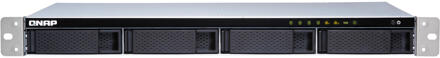 QNAP 4-Bay quad-core 1.7 GHz short-depth rackmount NAS with 100W power supply 2GB DDR3 SODIMM RAM