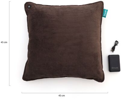 Qord warmtekussen 45x45cm - Laagste prijsgarantie! Taupe