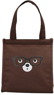Qqd Klittenband Lunch Tas Voor Vrouwen Kinderen Thermische Zak Draagbare Waterdichte Koeltas Picknick Cartoon Zak Voedsel Verpakt Lunch Herbruikbare TB11-1-02