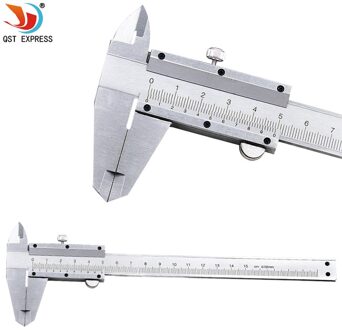 Qstexpress Schuifmaat 6 "0-150 Mm 0.02 Mm Metalen Remklauwen Gauge Micrometer Meetinstrumenten