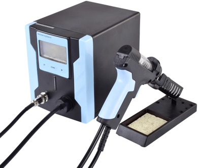 Qsunrun Ebakey New Release ESD LCD Digital Electric Desoldering Pump BGA Desoldering Suction Vacuum Solder Sucker Gun