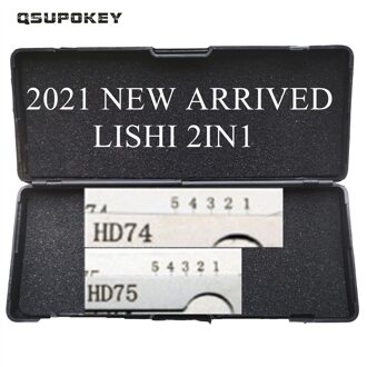 Qsupokey Lishi 2in1 Reparatie Tool Slotenmaker Gereedschap HD74/HD75 Voor Honda Motor Bike