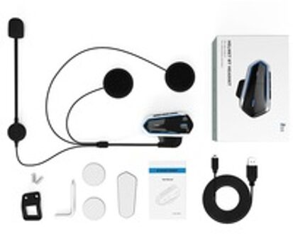 QTB35 Motorfiets Hoofdtelefoon Helm Oortelefoon Fm Radio Compatibel Apparatuur Draadloze Helm Hoofdtelefoon