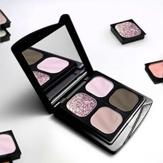 Quad Eyeshadow Palette - 3 Types #01 Oolong Rose