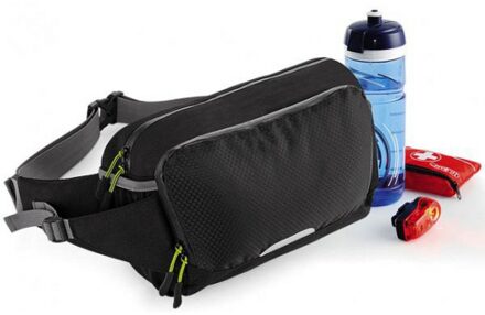 Quadra Hardlopen Sport heuptasje zwart 5 liter