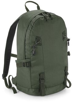 Quadra rugzak/rugtas voor wandelaars/backpackers - groen - 20 liter - Rugtassen voor op reis