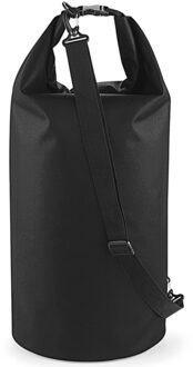 Quadra Waterdichte duffel bag/plunjezak 40 liter zwart - Reistas (volwassen)