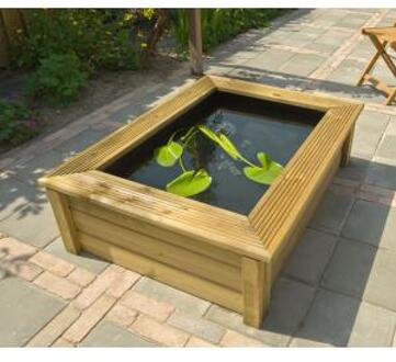 Quadro wood II houten FSC frame voor Quadro 6 H47,5x147,5x103,5 cm Beige