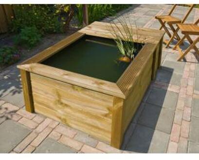 Quadro wood III set houten FSC frame met PVC folie en filt... Transparant