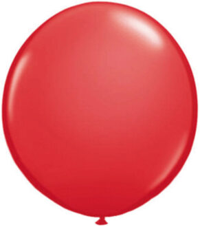 Qualatex Rode mega ballon Qualatex 90 cm Rood