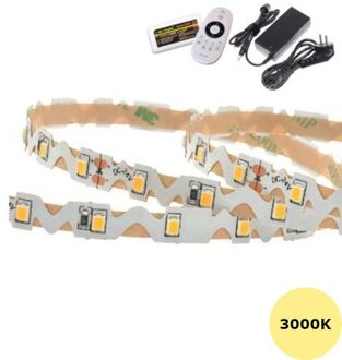 Qualedy Buigbare LED Strip 12 Volt - Warm Wit 3000K - 3 meter - Dimbaar