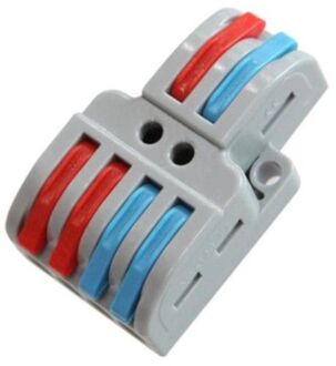 Qualedy Lasklem 2 x 4 x 0,08-4mm² Cu - Flexibele en massieve draden