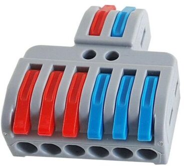 Qualedy Lasklem 2 x 6 x 0,08-4mm² Cu - Flexibele en massieve draden