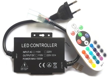 Qualedy LED Controller - Dimmer voor Led Strip 230 Volt RGB - RF