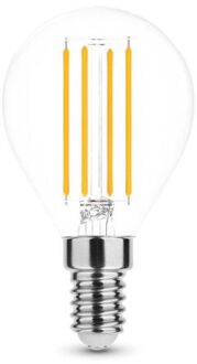 Qualedy LED E14-P45 Filamentlamp 3 Watt - 10-30 Volt - 2700K - Dimbaar