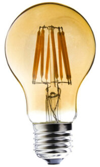Qualedy LED E27 Filament Retro/Goud 7W - 2400K - 700 Lm
