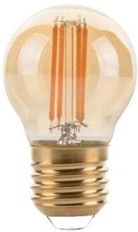 Qualedy LED E27-G45 Filamentlamp 4 Watt - 2700K - Dimbaar - Amber