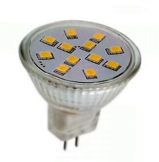 Qualedy Led G4/MR11 Spot 10-30 Volt - 2,4 Watt - 3000K - Dimbaar