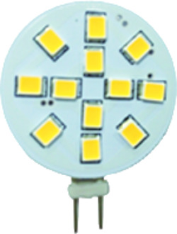 Qualedy Led G4 Steeklamp 2,4 Watt - 10-30 Volt - 3000K - Dimbaar