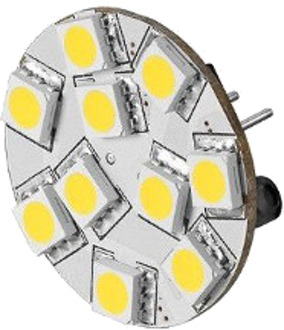 Qualedy Led G4 Steeklamp 2 Watt - 10-30 Volt - 3000K - Dimbaar