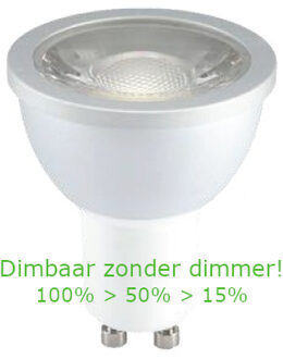 Qualedy LED GU10 Spot - 5 Watt - 2700K - 400 Lm - 3 staps dimbaar