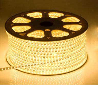 Qualedy LED Strip 230 Volt - 2700K Warm Wit - IP66 - 60xSMD5050/m