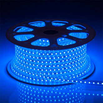 Qualedy LED Strip 230 Volt - Blauw - IP66 - 60xSMD5050/m