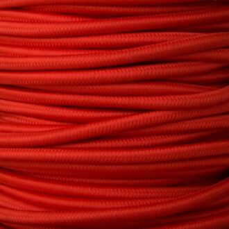 Qualedy Strijkijzersnoer Rood 2-aderig - per lopende meter