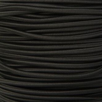 Qualedy Strijkijzersnoer Zwart 2-aderig - per lopende meter