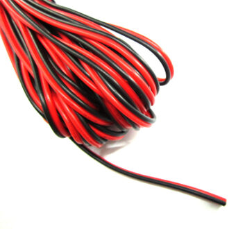 Qualedy Stroomkabel 12 Volt - AWM-2468 - 20AWG - VW-1 - max. 300V - 1m