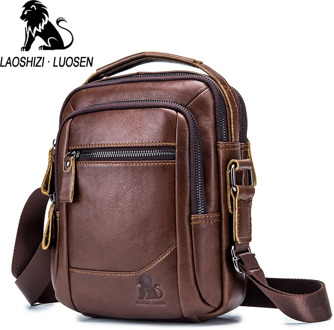 Quality Guarantee Men's Genuine Leather Bag Crossbody Bags for Men Messenger Bag Man cow Leather Shoulder Bags Male Handbags